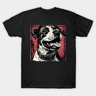 Retro Art Sheltie Dog Lover T-Shirt